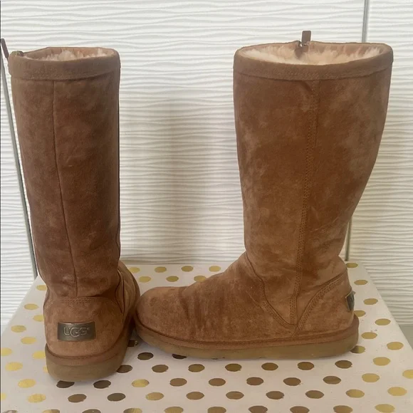 UGG Tan Winter Boots - Picture 9 of 9